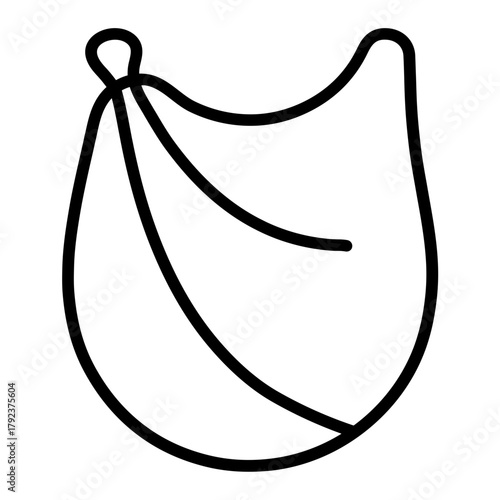 Nursing Cover icon vector image. Can be used for Maternity.
