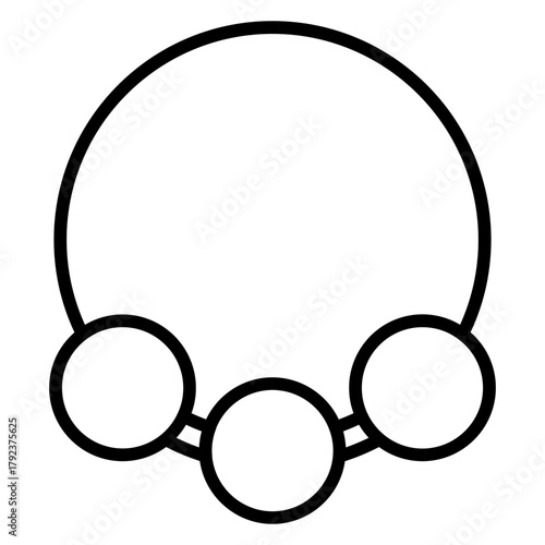 Teething Ring icon vector image. Can be used for Maternity.