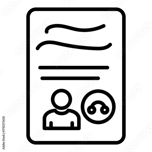 Arrest Warrant icon vector image. Can be used for Crime Investigation.