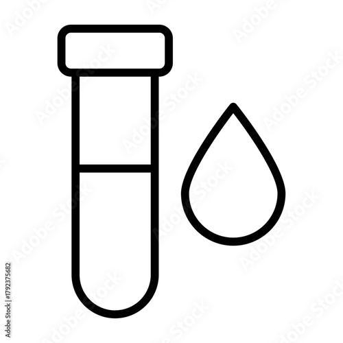 Blood Sample icon vector image. Can be used for Crime Investigation.