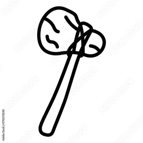 Neolithic Axe icon vector image. Can be used for Archeology.