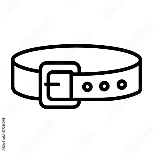 Gait Belt icon vector image. Can be used for Nursing Home.