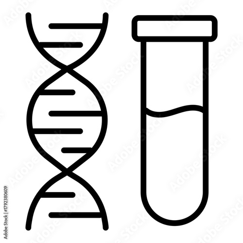 DNA Test icon vector image. Can be used for Tuberculosis.