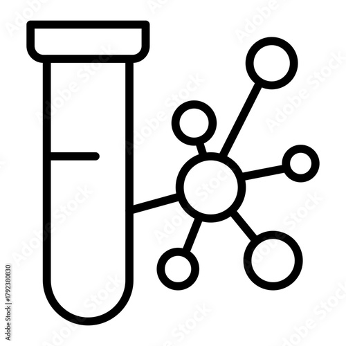 Molecular Test icon vector image. Can be used for Tuberculosis.