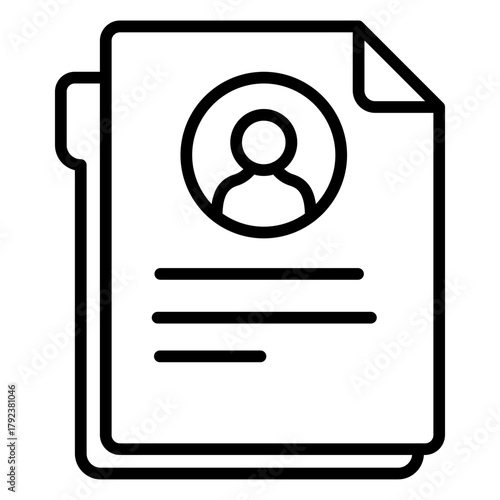 Patient File icon vector image. Can be used for Tuberculosis.