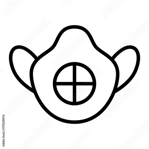 Respirator Mask icon vector image. Can be used for Tuberculosis.