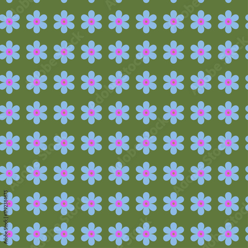 Abstract background - seamless pattern flowers for wrapping, packaging or textile printing. The main color can be changed or removed as desired. Vector illustration