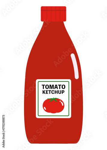 ケチャップのイラスト