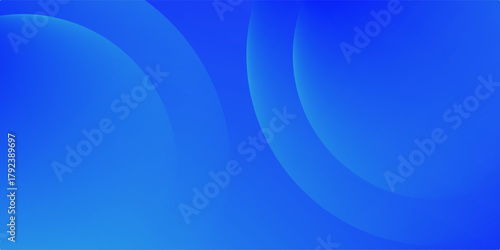 Abstract background blue with dynamic circle shape elements. Trendy and modern geometric gradient background. Vector Illustration