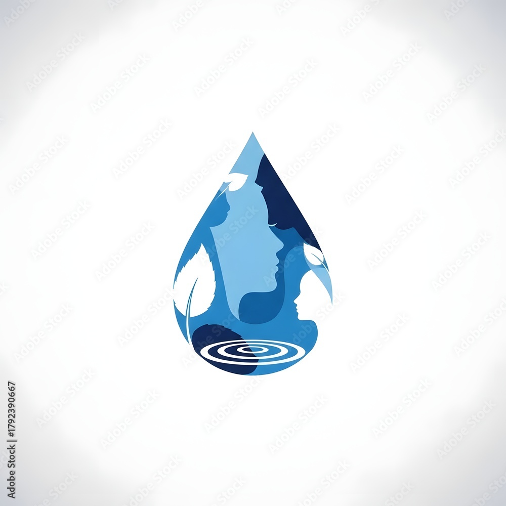 Obraz premium drop of water