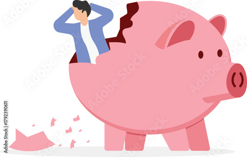  Burnout from overwork. Afraid of business failure.

