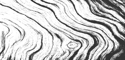 Abstract Wood Texture Vector Background: Distressed Overlay Grunge Illustration for Rustic and Vintage Design Projects.