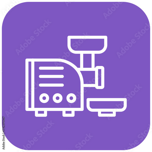 Vector Design Meat Grinder Icon Style