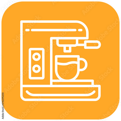 Vector Design Coffee Machine Icon Style