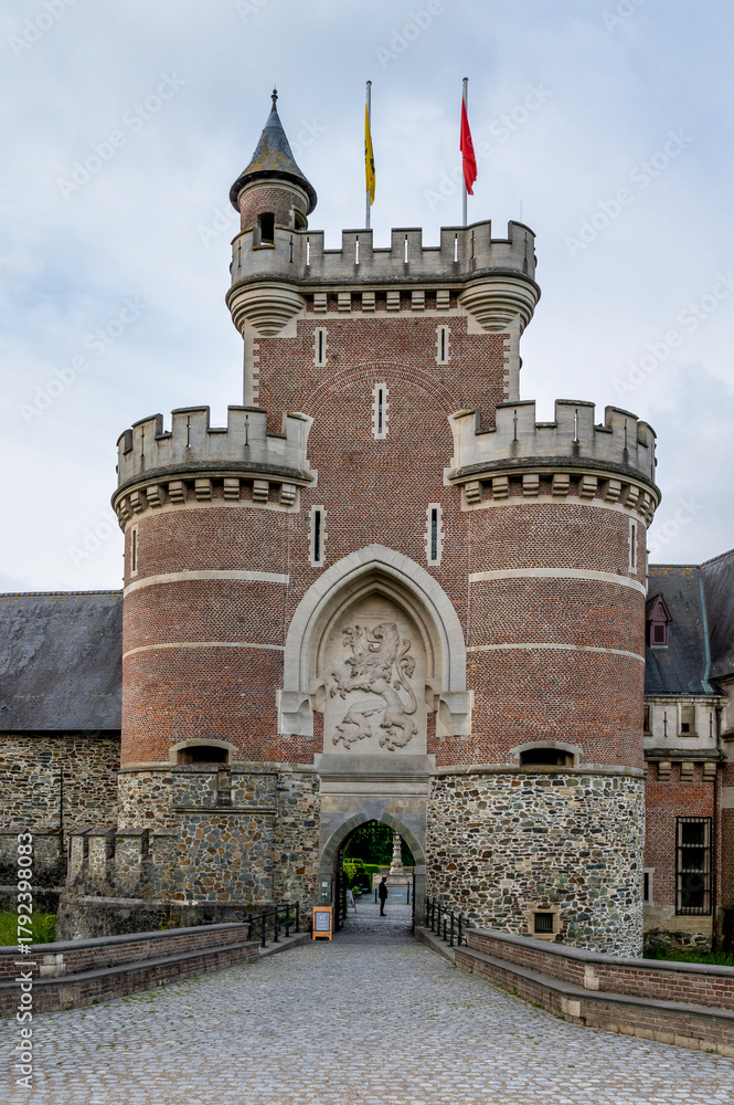Fototapeta premium Château de Gaasbeek en Belgique