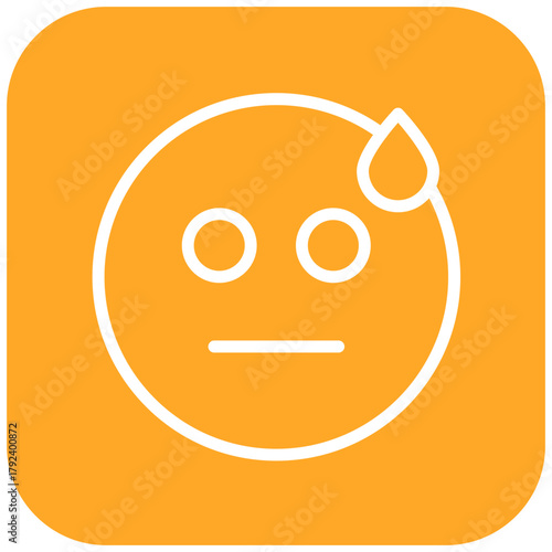 Vector Design Embarrassed Icon Style