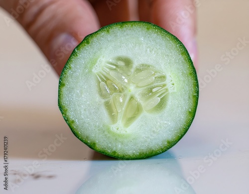 Freshly Cut Cucumber