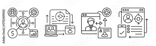 Digital business workflow, data, and human resource management