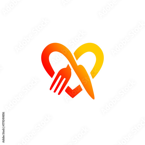 knife pork logo for restauran...
