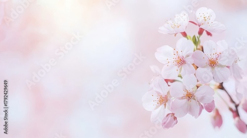 41.Cherry Blossoms Branch with Mount Fuji Background