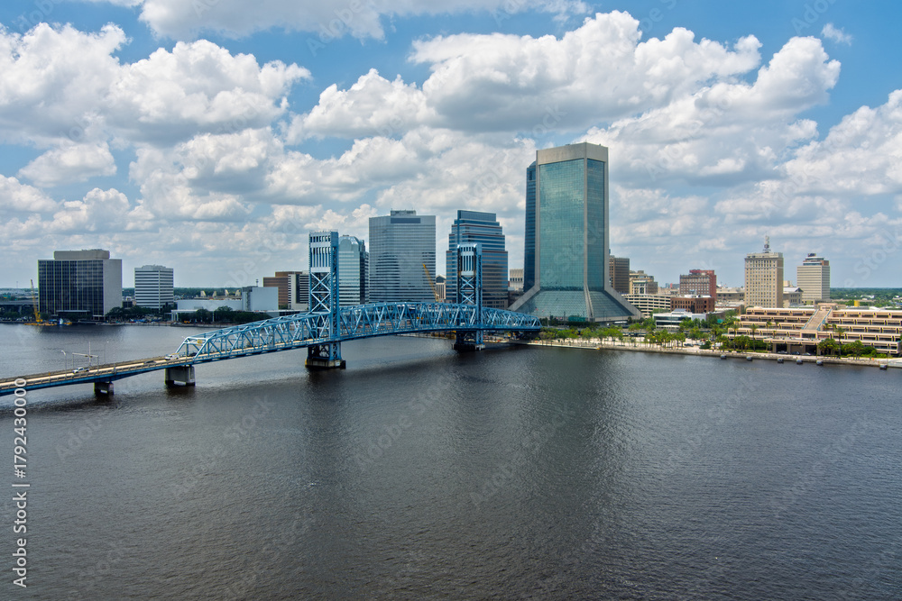 Fototapeta premium Drone photography of Jacksonville, Florida