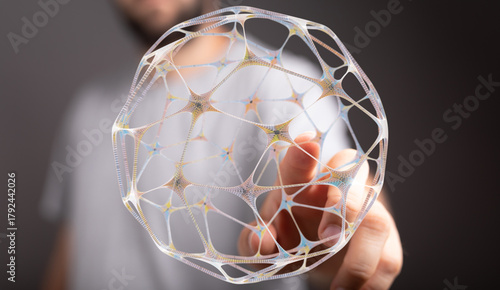 Close-up of a hand holding ...