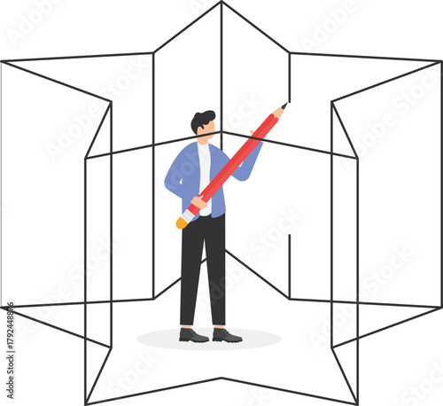 personal barrier to focus or work boundary, space to be with yourself.
