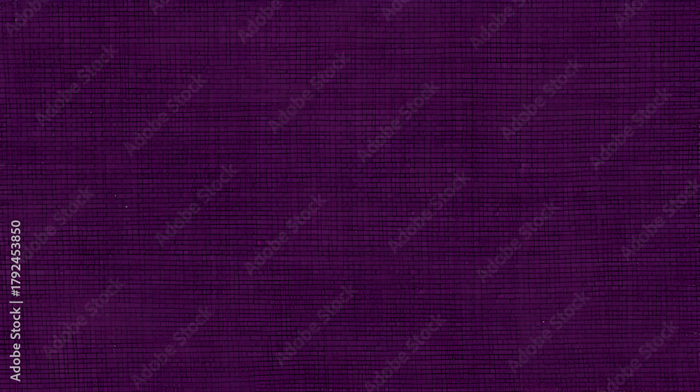 Fototapeta premium Detailed purple fabric texture background with intricate woven pattern, creating a rich and luxurious feel for various design and textile applications