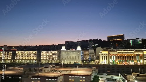 Algeria Algeris dec 28 2024 Twilight over Algiers Harbor