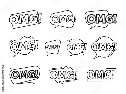OMG! Expression Outline Graphics