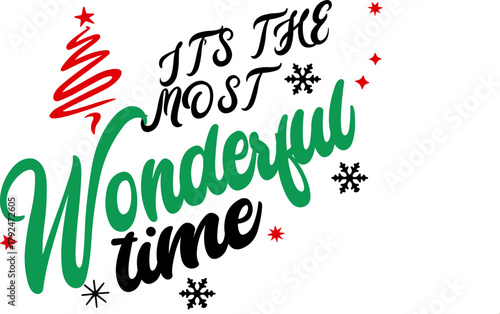 Wonderful Time Svg,Merry Christmas Svg,Christmas Time Svg