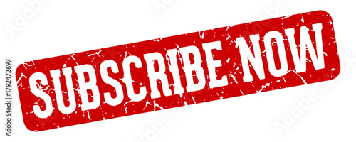 subscribe now rectangular sign. subscribe now stamp