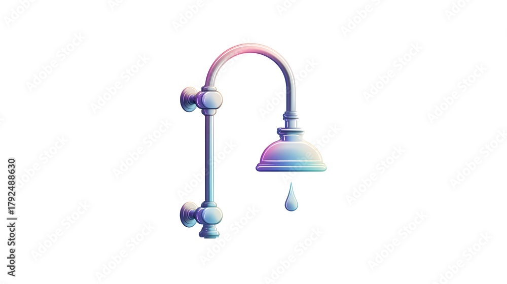 Fototapeta premium water sprinkler icon