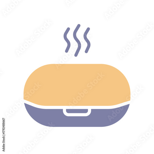 portable aroma diffuser black line icon. Vector isolated element