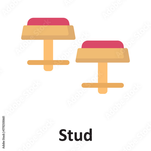 Stud Vector Icon which can easily modify or edit