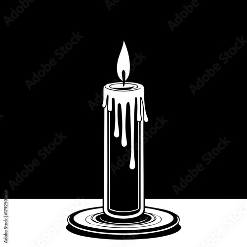 Black silhouette of a salmon fish swimming in profile  