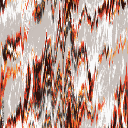 Wild textur earthly tones hand drawn abstract nature brushstrokes, modern geo pattern design weaving fabric jacquard background