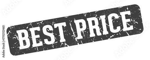 best price rectangular sign. best price stamp