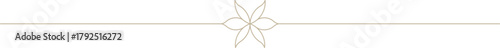 Indian Minimalistic Floral Motif text divider	
