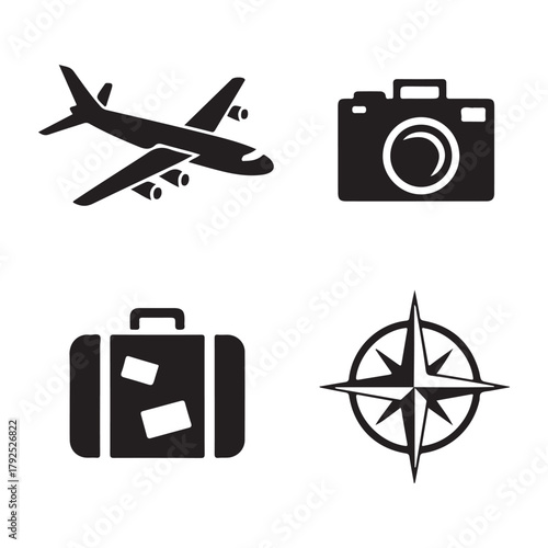 Compass navigation explore symbol