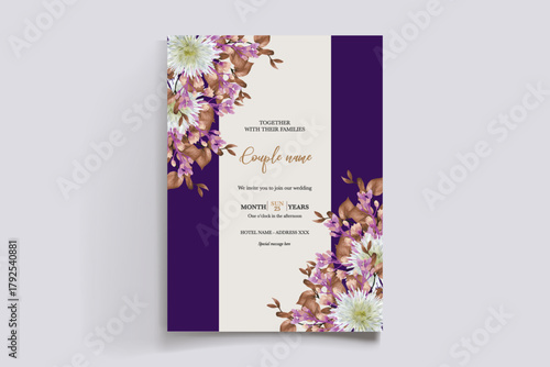 Save the date wedding invitation templates