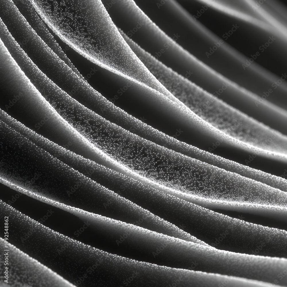 Fototapeta premium close up of textured dark gray waves