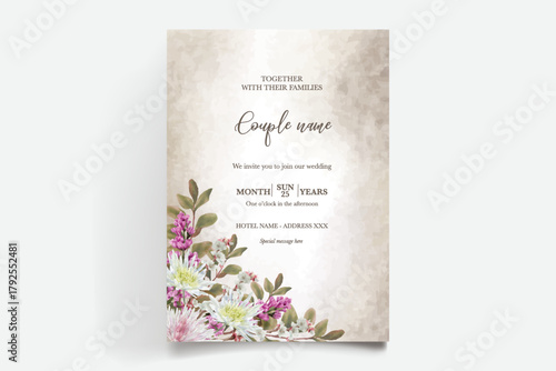 Save the date wedding invitation templates