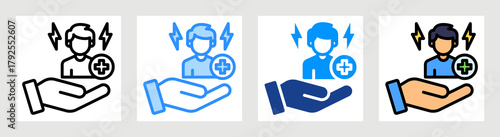 Positive Energy Icon Collection Set Multiple Style