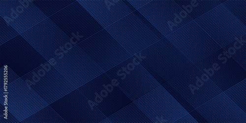 Blue abstract background with blue glowing geometric lines.