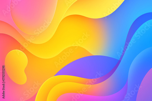 Fluid colorful Gradient Abstract Background