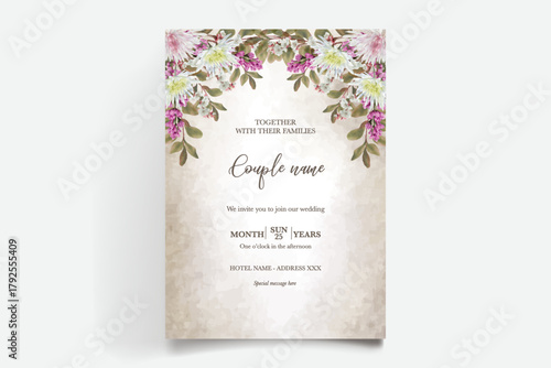 Save the date wedding invitation templates