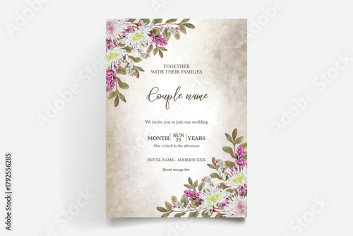 Save the date wedding invitation templates