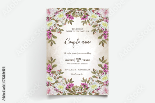 Save the date wedding invitation templates