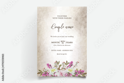 Save the date wedding invitation templates